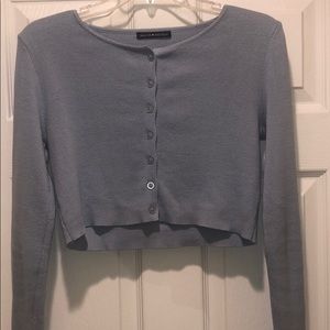 blue athelia knit top